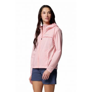Jacheta rezistenta la vant pentru trekking Crested Canyon - Roz pastel
