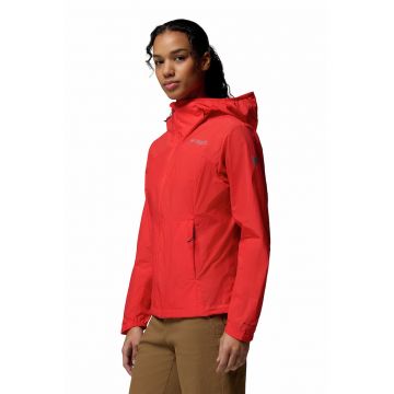 Jacheta rezistenta la vant pentru trekking Loop Trail III - Rosu vermillion