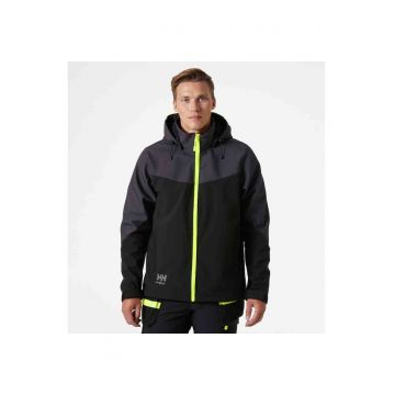 Jacheta softshell barbati  Oxford - neagra - marimea