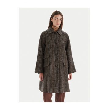 Palton - dama -  maro - lana