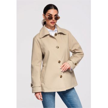 Palton de tranzitie  OW-COLC-0114 - Bej