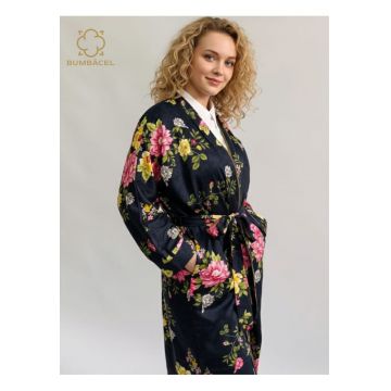 Pelerina cu imprimeu pentru dame - Albastru