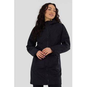 Pelerina de ploaie cu fermoar Yuma - Negru
