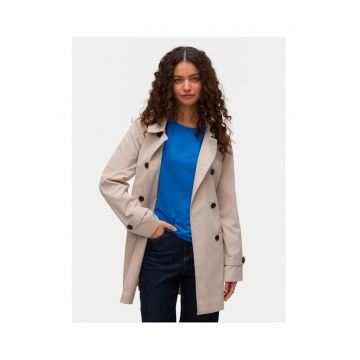 Trenci dama  cu nasturi - Bej