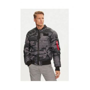 Geaca barbati -  304543654 - Poliester - Negru - Gri