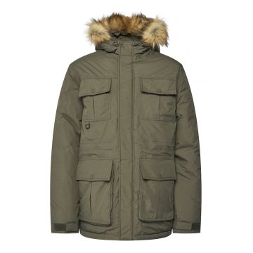 Geaca barbati  parka - verde - fabricata din material rezistent