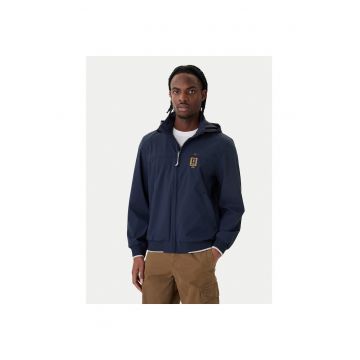 Geaca bomber barbati -  bleumarin - poliester - fermoar -