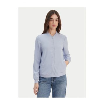 Geaca bomber dama -  fermoar - Albastru