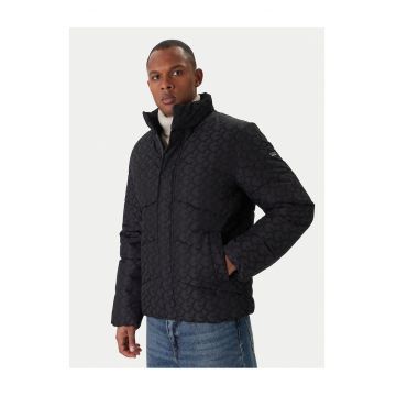 Geaca de iarna barbati  negru - material rezistentdwqf - Negru
