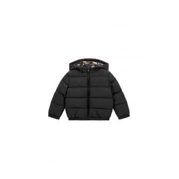 Geaca de iarna copii -  poliester - negru -