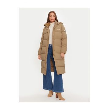 Geaca de iarna pentru femei -  Poliester - XL INTL - Bej -