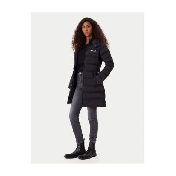 Geaca de iarna -  slim fit - negru - poliamida -