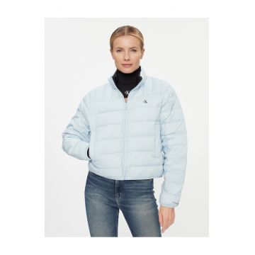Geaca de puf dama  albastru - fabricata din material usor -