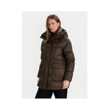 Geaca de puf  pentru dama - culoare maro - Maro