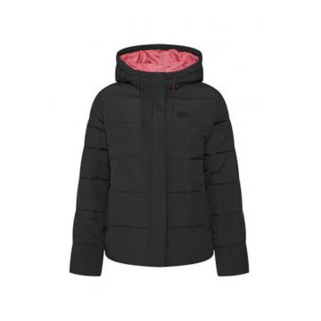 Geaca de tranzitie dama -  neagra - nailon -