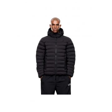 Geaca  EA7 Mountain Eco Down Medium Hood 51409 - Negru