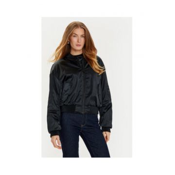 Jacheta bomber cu fermoar -