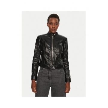 Jacheta de piele pentru femei Marciano Guess - negru -