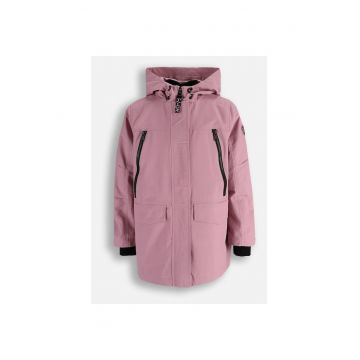 Jacheta  roz pudrat - cu bluza detasabila - Roz pudrat