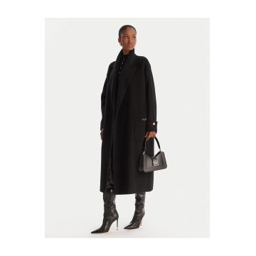Palton dama  negru - lana - 65875 - Negru