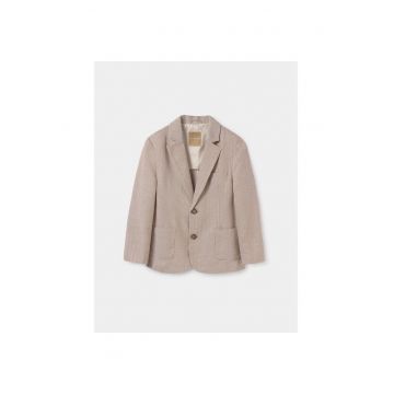 Sacou pentru baieti -  bumbac - bej - 90% bumbac - 10% in -