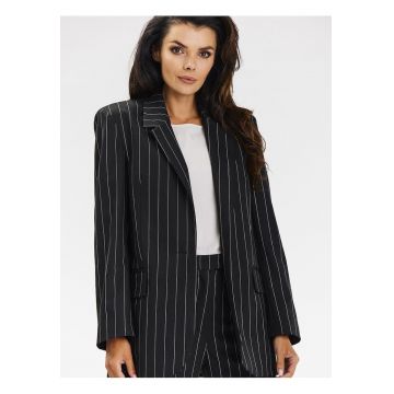 dama -  jacheta neagra - croiala lejera - Negru