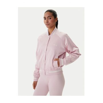 Geaca bomber  50% poliester - 45% bumbac - 5% elastan - INTL - Roz
