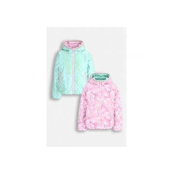 Geaca copii -  80 - multicolor - poliester - Roz/Verde menta