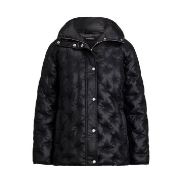Geaca dama -  neagra - poliester/nailon -