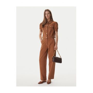 Geaca de blugi  53% bumbac - 47% lyocell - Maro - Maro