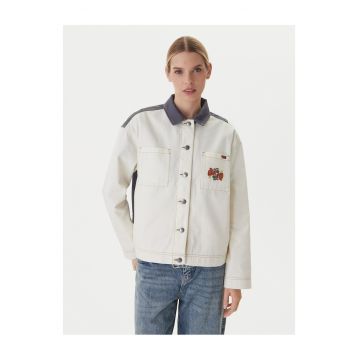 Geaca de blugi  60% bumbac - 40% poliester - INTL - Ecru