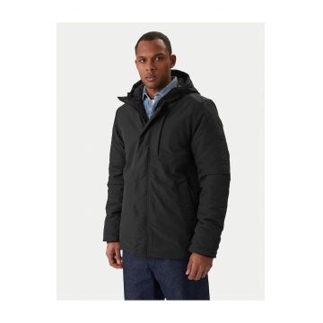 Geaca de iarna barbati -  material sintetic - negru -