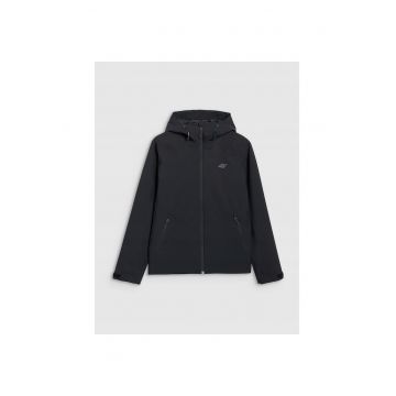 Geaca de tranzitie  neagra - membrana NeoDry 5000 - pentru femei - cu gluga - poliester -
