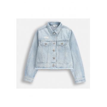 Geaca din denim -  albastru - bumbac - pentru fete -