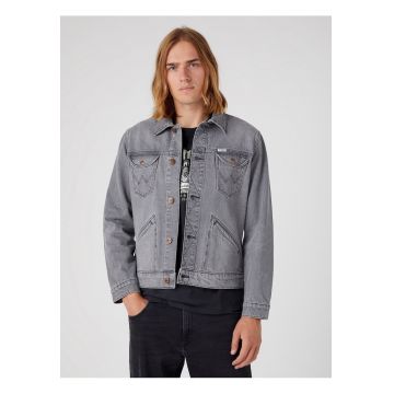Grey Men'S  Icons Denim Jacket