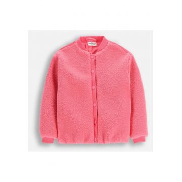 Jacheta bomber din material teddy -
