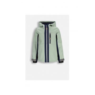 Jacheta  cu fleece - Verde sparanghel