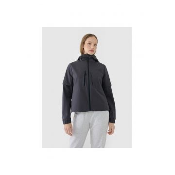 Jacheta de tranzitie  gri - membrana NeoDry 5000 - croiala supradimensionata - gluga ajustabila - pentru femei - set.