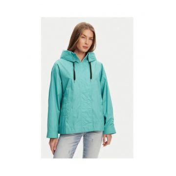 Jacheta de tranzitie -  verde - material plastic -
