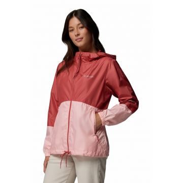 Jacheta pentru trekking Flash Forward II - Caramiziu/Roz pal