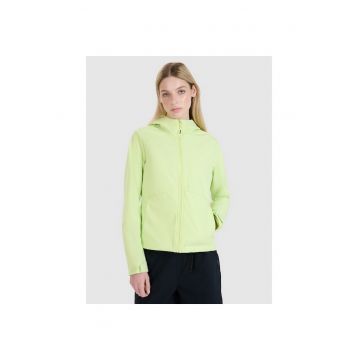 Jacheta softshell femei  NeoDry 5000 - verde - gluga - impermeabila