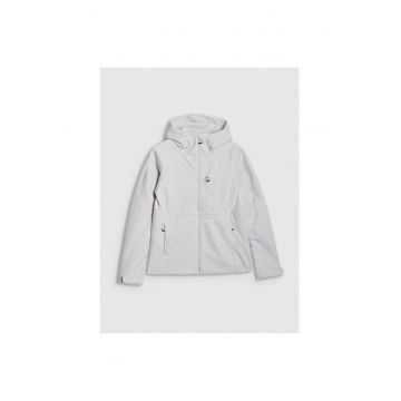 Jacheta softshell  gri - membrana antivant 10000 - pentru trekking - set XL -