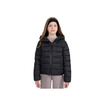 Jacheta sport copii -  Puchowa U0704 - Negru