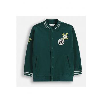 Jacheta  verde - bumbac - pentru baieti