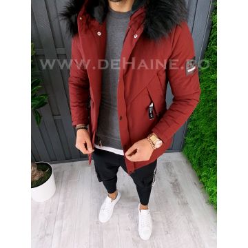 Geaca barbati de iarna grena A8036 D0-3