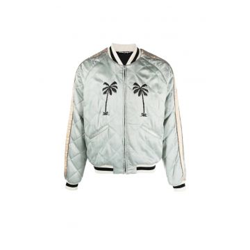 Geaca barbati -  Embroidered-Motif - Verde/Negru