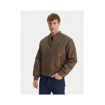 Geaca bomber cu buzunare cu clapa -