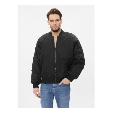 Geaca bomber cu fermoar