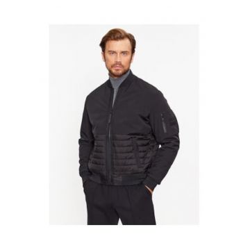 Geaca bomber cu fermoar -