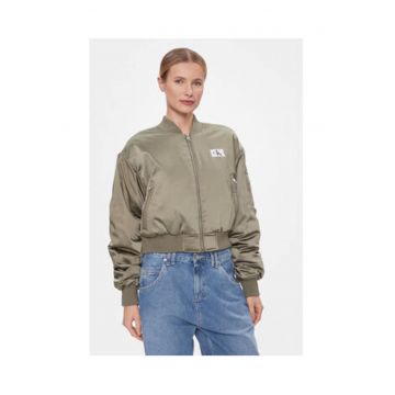 Geaca bomber cu fermoar -